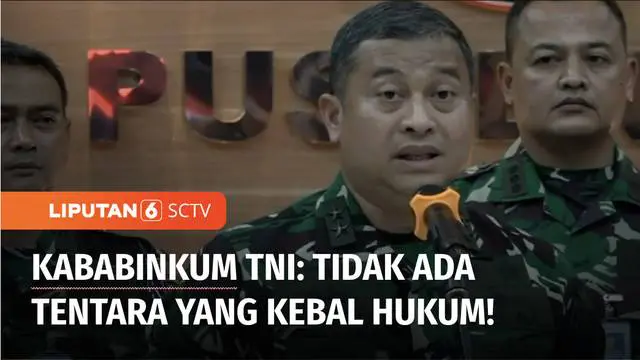 VIDEO: Kababinkum TNI Janji Tangani Kasus Suap yang Menyeret 2 Anggota TNI, Secara Transparan