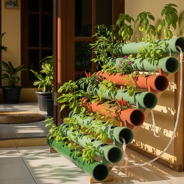 9 Model Kebun dari Paralon yang Estetik, Percantik Hunian