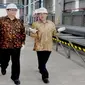 Menteri Perindustrian (Menperin) Airlangga Hartarto meresmikan pabrik baja PT Krakatau Osaka Steel (KOS) di Cilegon, Jawa Barat. (Dok Humas Kemenperin)