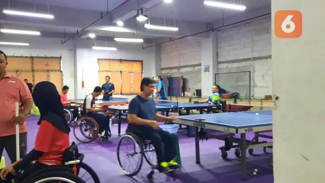 Perisiapan Atlet Tenis Meja ASEAN Para Games XI Jateng 2022