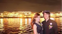 Kevin Aprilio dan Vicy Melanie liburan ke Bangkok, Thailand [foto: instagram/vicymelanie]