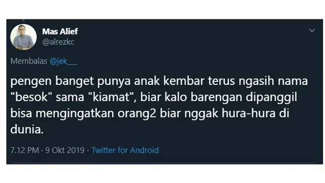 Nama Anak Kembar Versi Netizen Ini Bikin Ketawa Ngakak