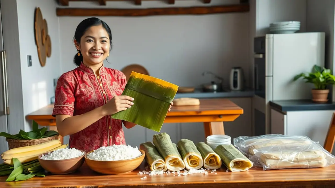 Tips Membuat Lontong Lebaran Tahan Lama dan Tidak Berair