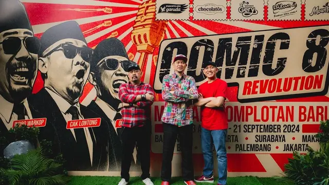 Indro Warkop, Cak Lontong, dan Oki Rengga. (Foto: Dok. Instagram @indrowarkop_asli)