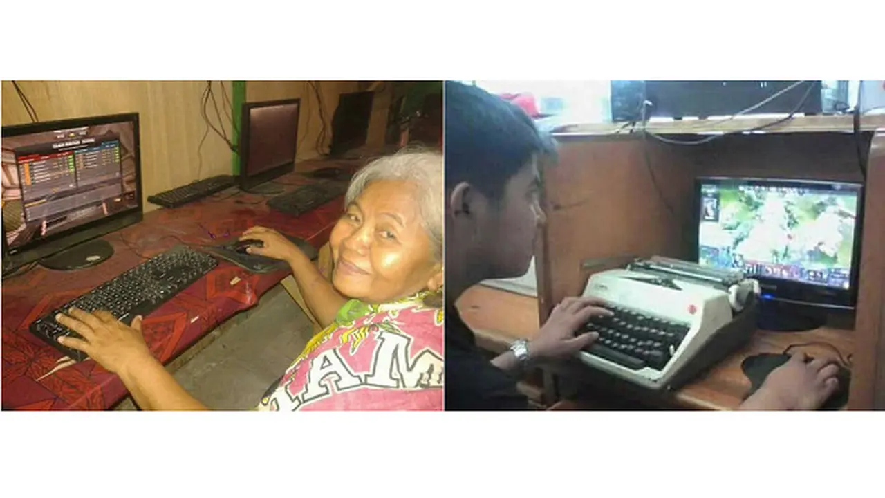 Bikin Ngakak, Tingkah Kocak Ini Hanya Bisa Ditemukan Di Warnet