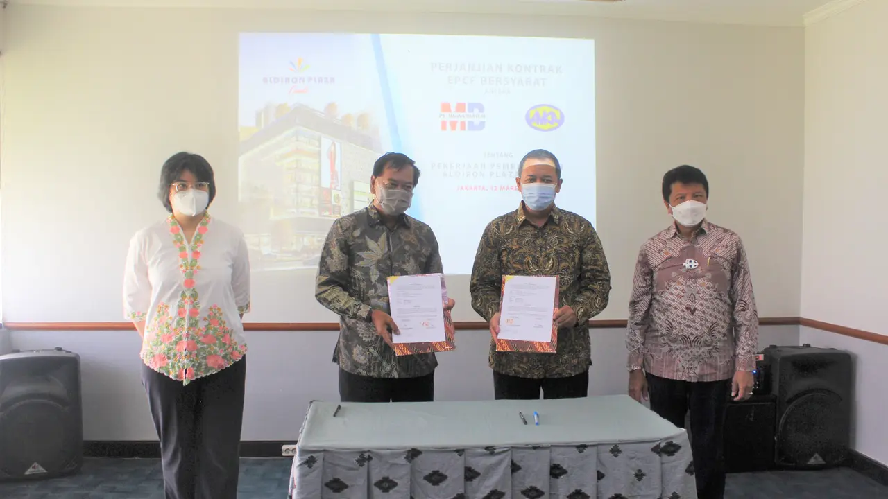 PT Amarta Karya (AMKA) akan melakukan pembangunan Aldiron Plaza Cinde Palembang