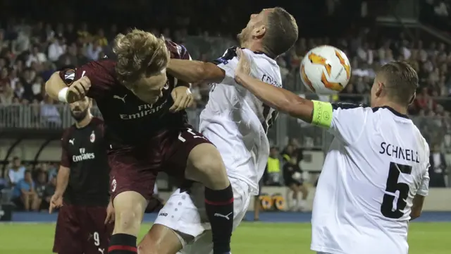 Liga Europa, F91 Dudelange, AC Milan
