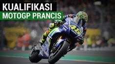 Berita video kualifikasi MotoGP Prancis di mana posisi pertama diduduki oleh Maverick Vinales. Sementara itu, posisi kedua ditempati rekan setimnya di Movistar Yamaha, Valentino Rossi. Pebalapa Repsol Honda, Marc Marquez, berada di posisi start kelim...
