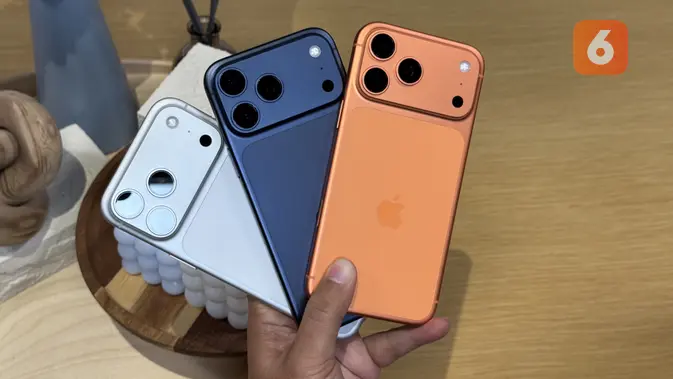 <p>iPhone 17 Pro series. (Liputan6.com/ Yuslianson)</p>