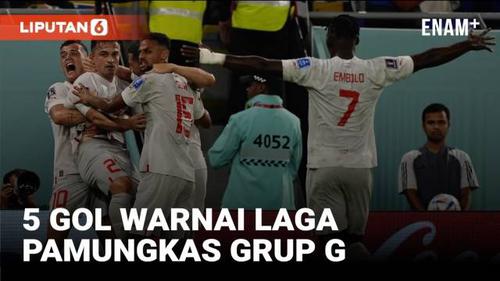 VIDEO: Highlights Piala Dunia 2022, Serbia Menyerah Disikat Swiss 2-3