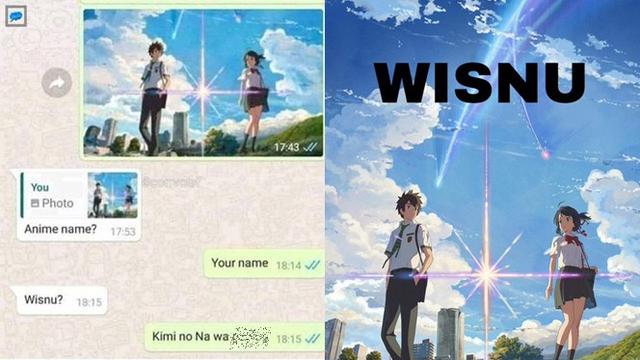 6 Editan Poster Film Your Name Ala Nama Netizen Ini Bikin Ketawa Geli Hot Liputan6 Com