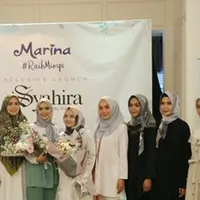 Dapat dukungan dari Lozy Hijab dan disponsori penuh Marina, Vebby mengadakan acara peluncuran clothing line “Syahira” brand hijab miliknya.