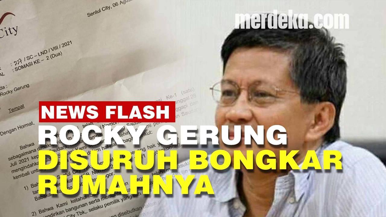 VIDEO: Rocky Gerung Diusir Sentul City, Rumahnya Diancam Dirobohkan Satpol PP