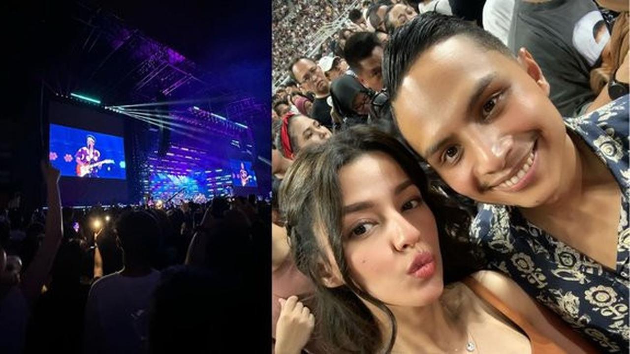 8 Foto Romantis Susan Sameh dan Khalid Atamimi Setelah Menikah, Menikmati Konser Bruno Mars Bersama