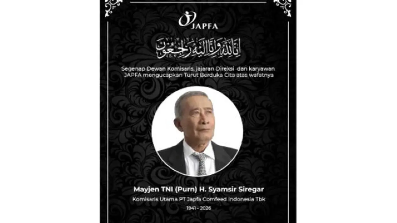 Komisaris Utama Japfa Comfeed Indonesia H.Syamsir Siregar (Foto: Japfa)