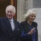 Raja Charles III dan Ratu Camilla. (Victoria Jones/Pool Photo via AP)