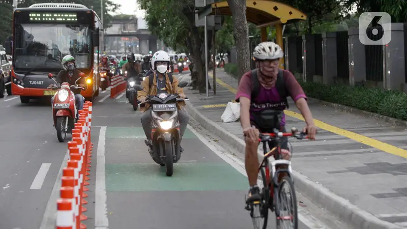 Jalur Khusus Sepeda di Ibukota Akan Dievaluasi