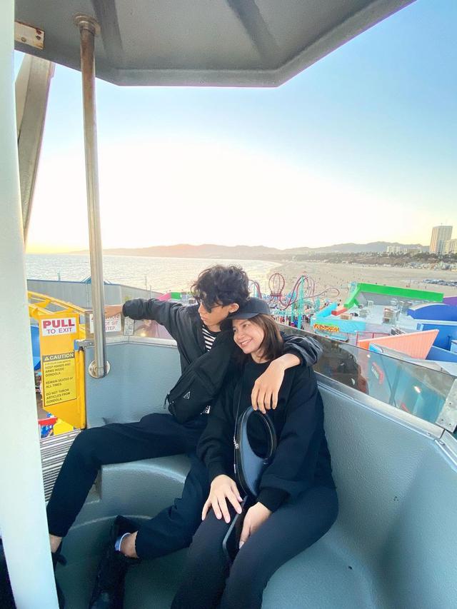 Rossa dan Rizky Langit Ramadhan liburan di Amerika (Foto: Instagram @itsrossa910)