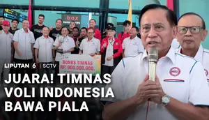 Juara AVC Men's Cup, Timnas Voli Disambut Meriah di Tanah Air