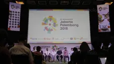 COO Emtek, Sutanto Hartono, memberi keterangan saat jumpa pers di SCTV Tower, Jakarta, Kamis, (8/2/2018). Emtek Group akan menayangkan siaran Asian Games 2018. (Bola.com/M Iqbal Ichsan)