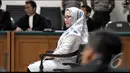Dalam amar tuntutannya, Atut dikenai pasal 6 ayat 1 huruf a atau pasal 13 Undang-Undang Nomor 20/2001 tentang Pemberantasan Tindak Pidana Korupsi juncto pasal 55 ayat 1 ke-1 KUHP, Jakarta, Senin (11/8/2014) (Liputan6.com/Panji Diksana)