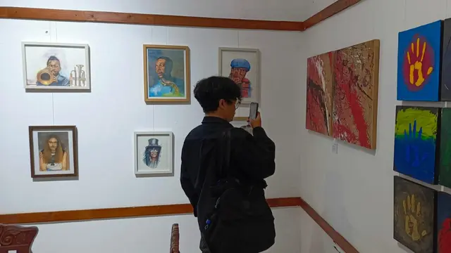 pameran lukisan. bandung