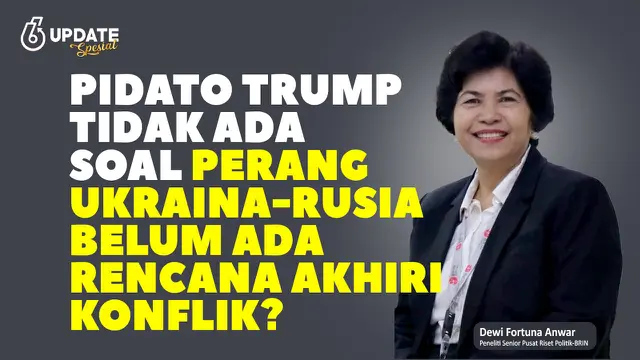 Pidato Trump Tidak Menyinggung Kebijakan Perang Ukraina-Rusia