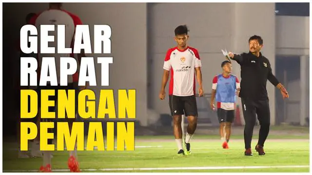VIDEO: Indra Sjafri Gelar Rapat dengan Pemain Timnas Indonesia U-20 Jelang Kualifikasi Piala Asia U-20