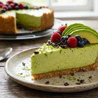 Resep alpukat cheese cake. [AI Generated]