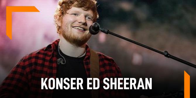 VIDEO: Fakta Menarik Konser Ed Sheeran Divide World Tour 2019