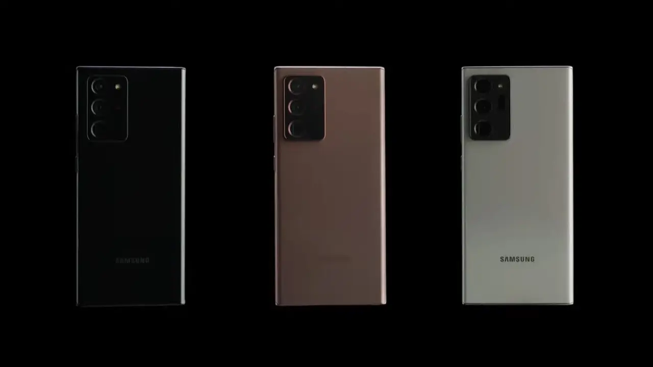 Samsung Galaxy Note20 Series.