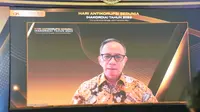 Ketua Dewan Komisioner Otoritas Jasa Keuangan (OJK) Mahendra Siregar dalam acara Webinar Hari Anti Korupsi Sedunia (HAKORDIA) Tahun 2023. (Dok OJK)