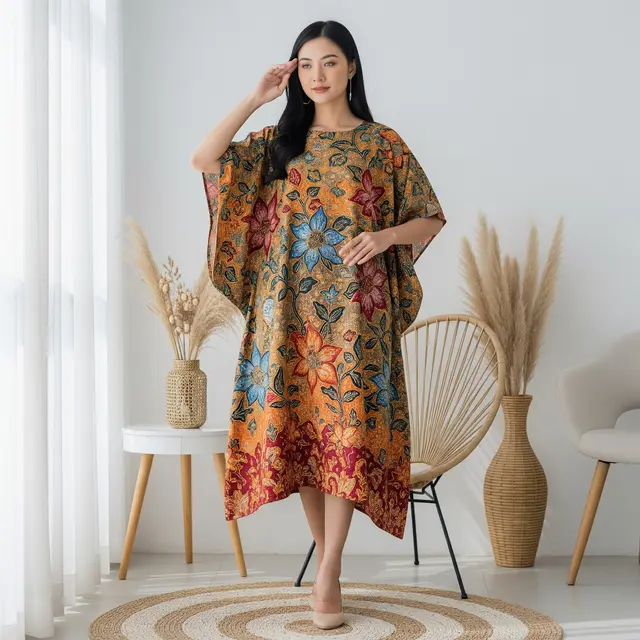 9 Model Baju Batik Lengan Kelelawar Modern, Pilihan Busana Fleksibel 2025