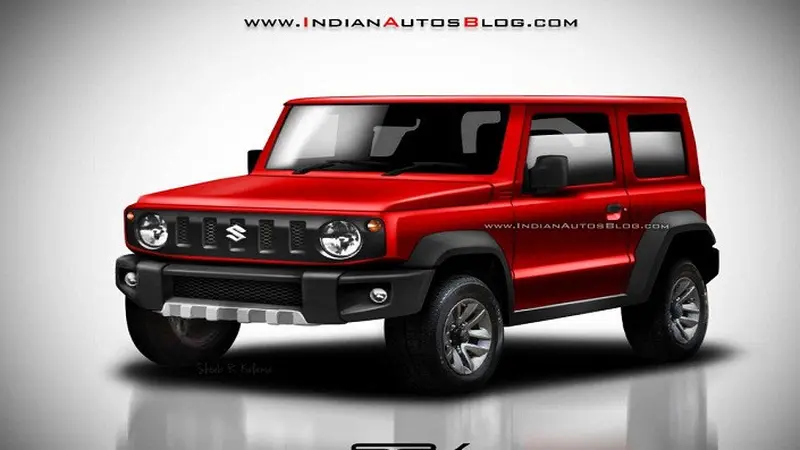 Suzuki Jimny merah (Indianautosblog)