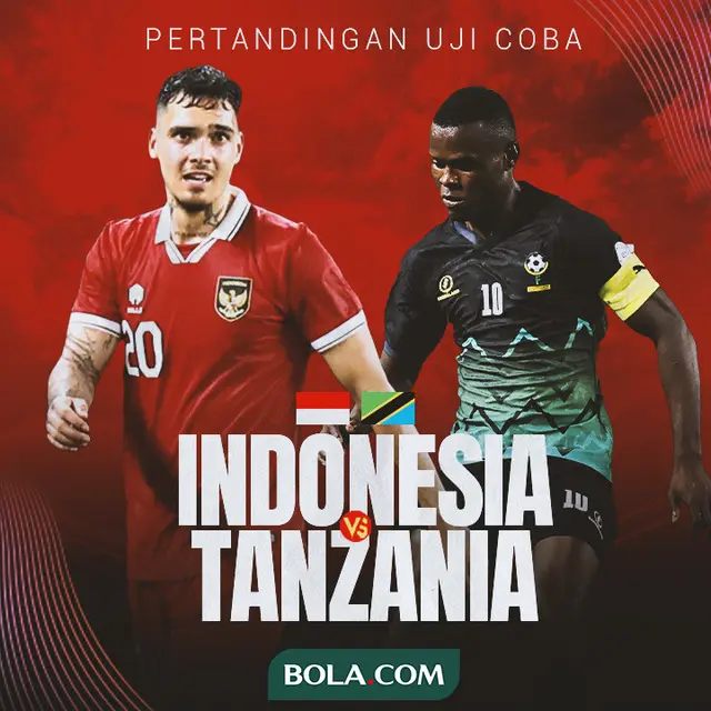 Uji Coba - Prediksi Susunan Pemain Timnas Indonesia Vs Tanzania