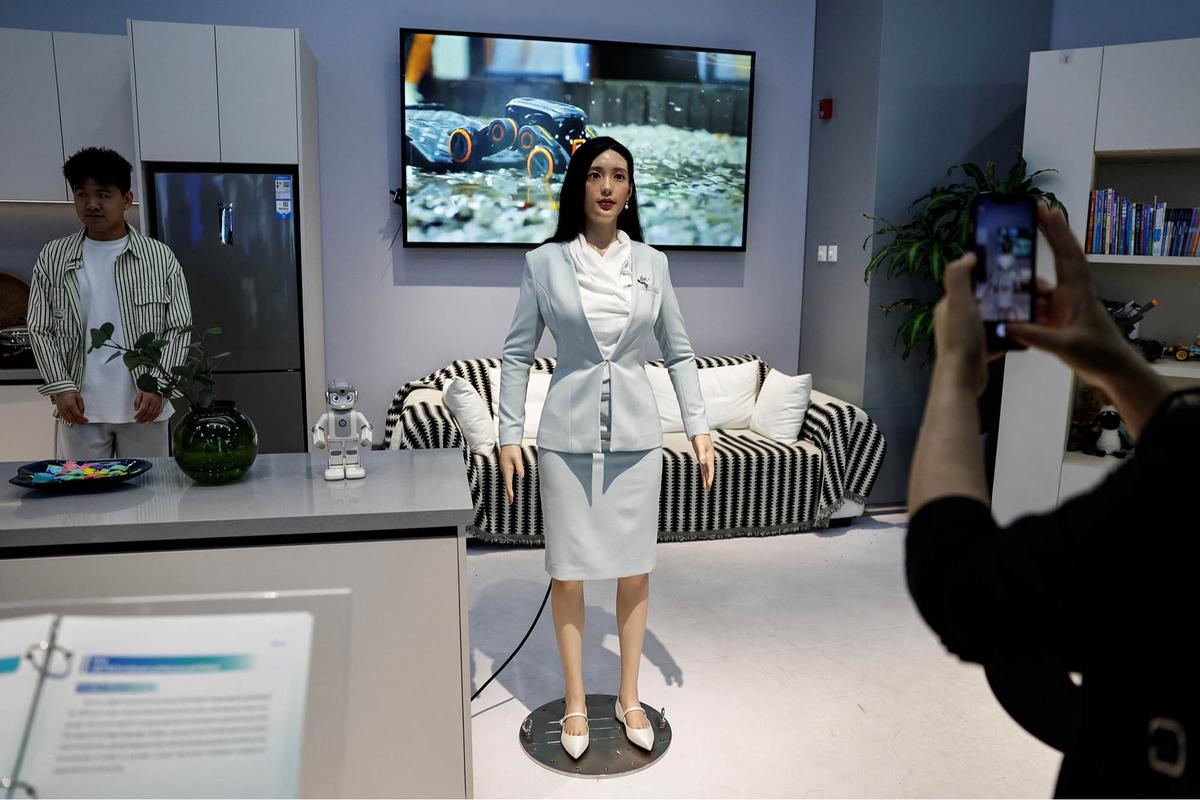 FOTO: Canggihnya Robot Robot Humanoid di Kawasan Industri Robotika Beijing
