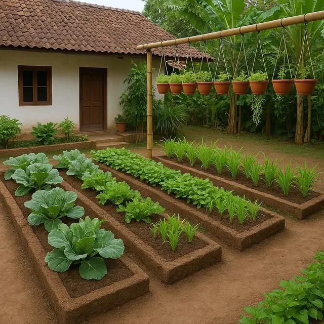 Ide Atur Lahan Belakang Rumah di Kampung