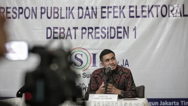 urvei LSI Paslon Nomor Urut 01 Unggul dalam Debat Pertama Pilpres