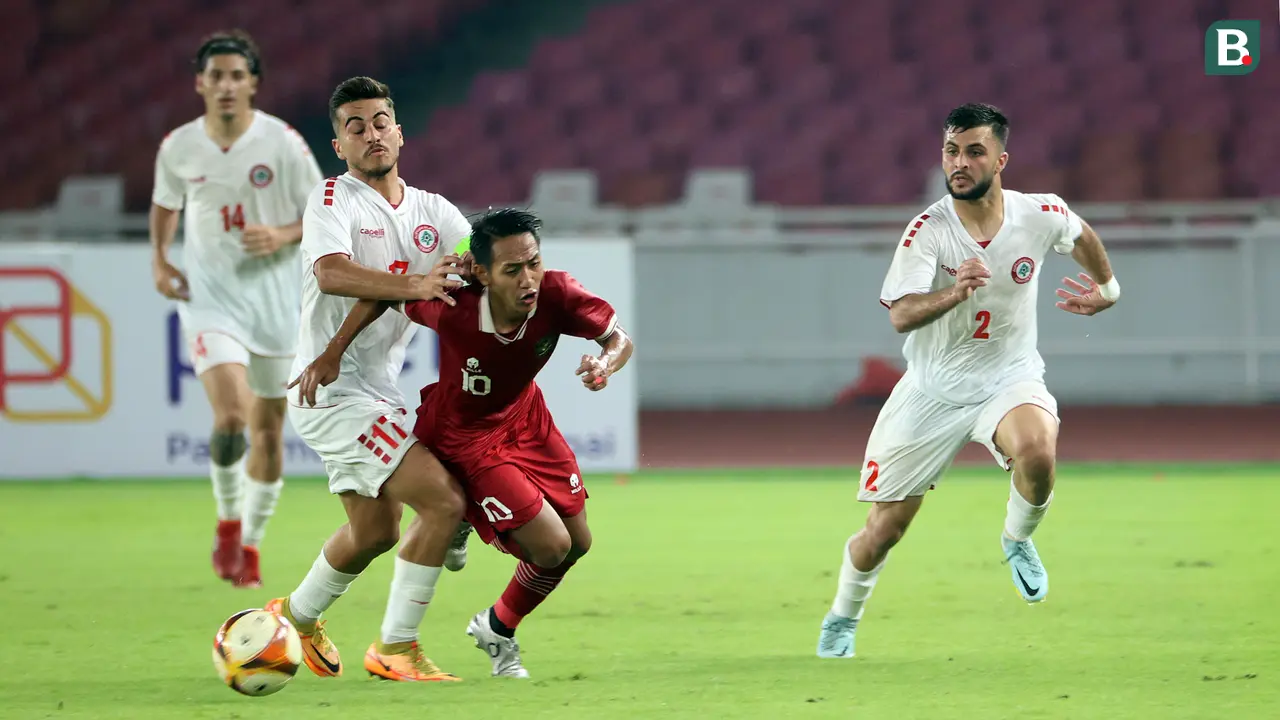 Pertandingan Uji Coba Timnas Indonesia U-22 Vs Lebanon