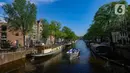 Amsterdam dikenal di seluruh dunia karena kanal-kanalnya yang indah melintasi kota. (merdeka.com/Arie Basuki)