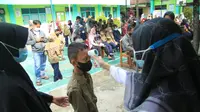 Vaksinasi anak Binda DIY di Bantul. (Istimewa).