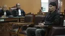 Musisi Ahmad Dhani menjalani sidang lanjutan kasus ujaran kebencian (Hate Speech) di media sosial Twitter di Pengadilan Negeri Jakarta Selatan, Senin (30/4). Sidang tersebut beragendakan tanggapan Jaksa penuntut umum. (Liputan6.com/Faizal Fanani)