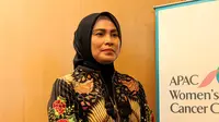 Direktur Pencegahan dan Pengendalian Penyakit Tidak Menular Kementerian Kesehatan Eva Susanti soal kanker payudara dan kanker serviks.