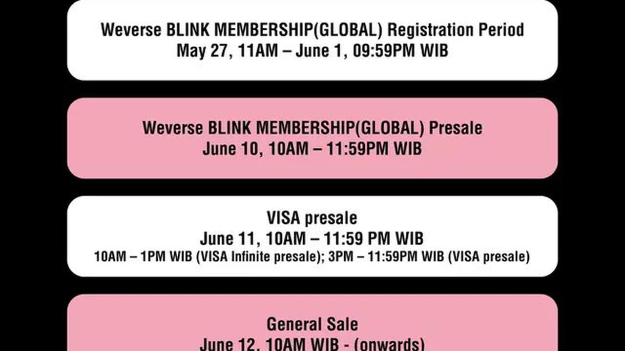 Tiket BLACKPINK Jakarta Segera Dijual, Ini Cara Amankan Tiket dan Bikin Trip-mu Makin Berkesan