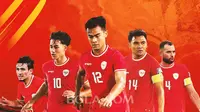 Timnas Indonesia - Nathan Tjoe-A-On, Rafael Struick, Pratama Arhan, Asnawi Mangkualam, Jordi Amat (Bola.com/Adreanus Titus)