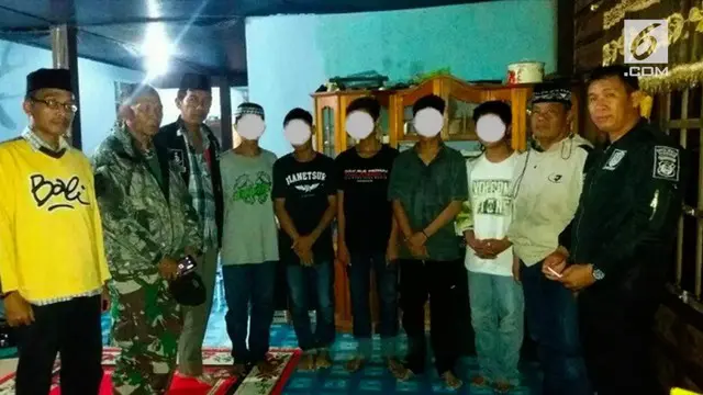 Polisi akhirnya mengungkap identitas para remaja yang menjadi buah bibir di Kabupaten Pinrang, Sulawesi Selatan.
