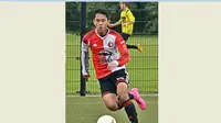 Yussa Nugraha, bocah asal Solo tampil gemilang bersama Feyenord C1 di Liga Belanda U-15.