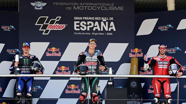 Podium MotoGP Jerez
