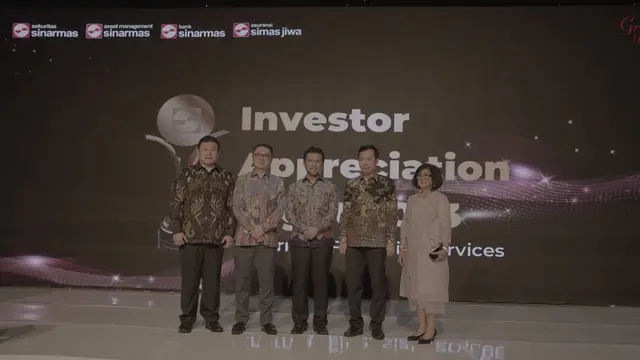 Sinarmas Financial Services menggelar Investor Appreciation Night 2023 dengan tema "Grow Your Wealth" di Ballroom Shangri-La Hotel, Surabaya. (Dok Sinar Mas)