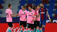 Hasil Liga Spanyol: Sempat 2 Kali Unggul, Barcelona Terpeleset di Markas Levante